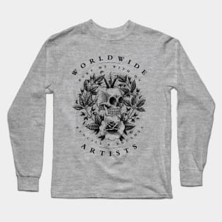 Bury me with my pencils and brushes Long Sleeve T-Shirt